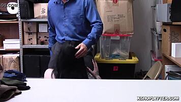 Hot Thief Pays Off Using Her Pussy And Gets Railed