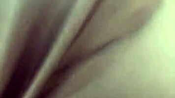 Stepmother with big boobs walks outside