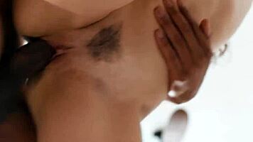 Petite Big Ass Teen Loves Lifting Up on Rocket Powers Black Cock?