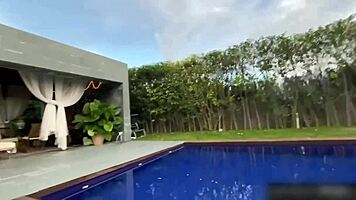 Hard Anal Sex With This Blonde Babe Russian Girl At Pool