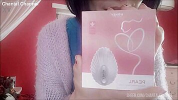 chantal squirts with new sex toy