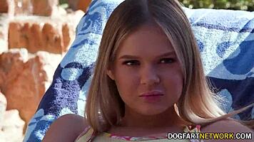 Little Nympho Coco Lovelock Gets Bbc While On Vacation!