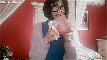 chantal squirts with new sex toy