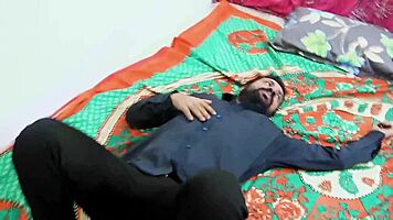 Mature indian milf maid seducing her young 18+ house owner with sex