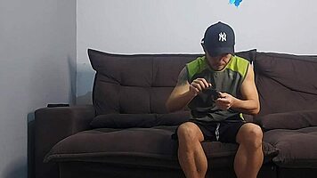 latina housewife has risky blowjob and sex with husband's best friend 😈