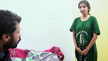 Mature indian milf maid seducing her young 18+ house owner with sex