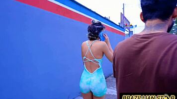 Blonde Babe Gets Facial Cumshot