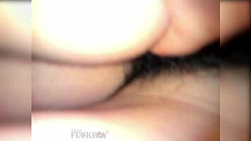 Latina Girl Experiences Painful First Anal Sex, Clothes Ripped, Dripping Cum on Ass in Homemade Bed Scene