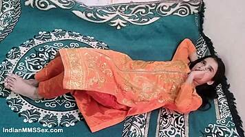 Sweet Cute Young Indian Babe Endures Rough Bed Sex