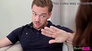 A petite brunette young woman ends up having sex with a jealous guy