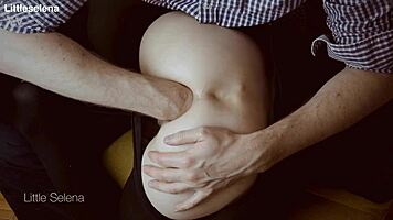 deep anal fisting stretches gaping asshole in black dress humiliation