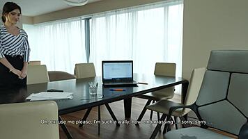 Before Work Passion Ignites Intense Office Desire