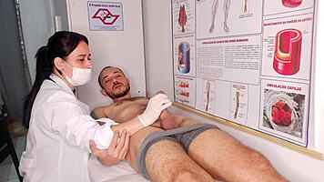 Erection in Front of Nurse Leads to Rough Banging