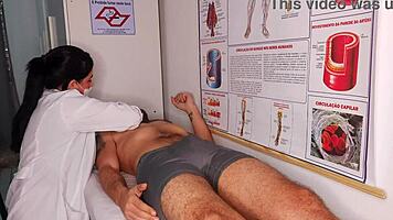 Erection in Front of Nurse Leads to Rough Banging