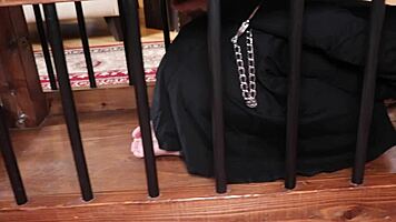 wednesday gets rough facefuck sloppy deepthroat