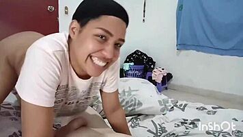 Big ass brunette gets fucked by virgin