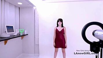 Graceful Young Brunette Fucked at Modeling Audition