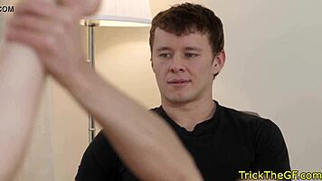 petite russian gf tricked into hardcore bondage screw!