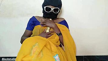 South Mallu Woman with Big Banana