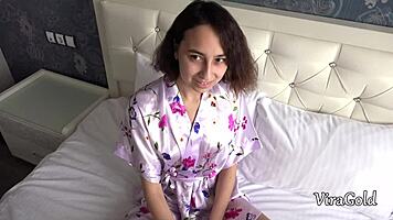 hey, home anal with petite regina moonshine getting balls deep and cum on ass 😏🍑