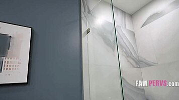 Cute teen volunteers to be my cock canvas in retro pov riding