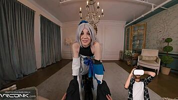 Skinny Bronya In Stockings Gets Fucked With Moans In Honkai Star Rail Cosplay Parody