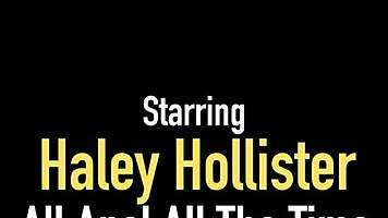 20yo Curvy Butt Slut Haley Hollister Gets Her Ass Gaped Hard In Intense Anal Fucking