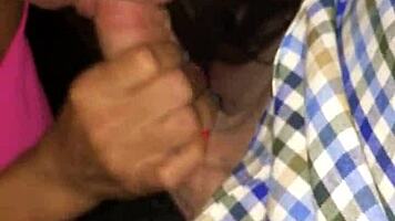 mature blonde sucks young 18+ cock