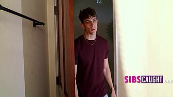 Tiny teen 18+ step family freeuse elves ride a handsome stud on christmas