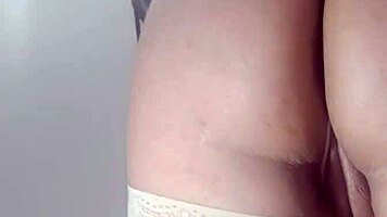 curvy latina loves showing her big ass and pussy