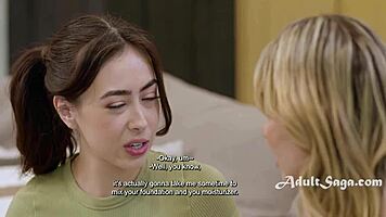 innocent busty woman seduced by cute friend's friend