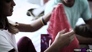 Horny Chad White Gives Lesbian Uma Jolie a Hot Sex Lesson!