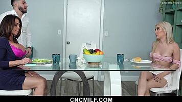 Freeusing My Stepmom Nina Dolci And His Stepsister Jazmin Luv - Cncmilf