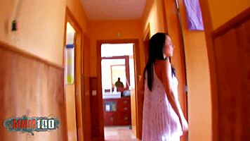 Real estate agent fucks for money