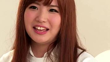 sexy japanese teen with furry pussy and giant boobs arisa ando gives fellatio and gets creampied in jav uncensored scene