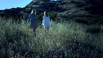 Scarlet Red And Blake Eden Enchant Viewers With Lesbian Masturbation And Pussy Play