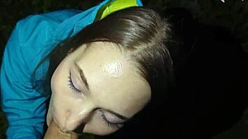 adorable girl got lost in the forest and i showed her the way but in return