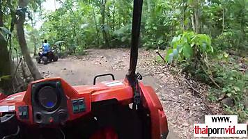 Guy Explores Intimate Moments with His Amateur Thai Teen Girlfriend's Fresh Asian Delights