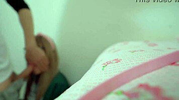 Student Convinces Classmate For Hard Blowjob And Uniform Penetration
