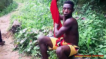 Village whore got boned by big black long dick! Amateur ebony slut collects it on missionary journey.