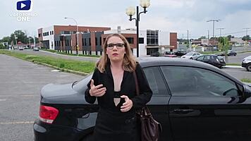 Canadian Brunette In Piercing Lingerie Craves Explosive Facial Cumshot