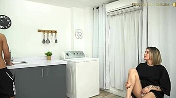 petite latina melanie caceres tight pussy stretched by huge thick cock