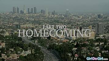 business woman dominates secretary with intense pussy licking