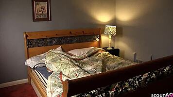 Tanned Petite Stepsis Tricks Bro Into Taboo Pound