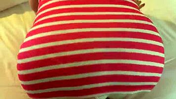 petite girl teases with visible panty lines