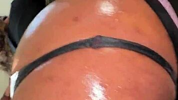 str8rich slides into that dripping ebony atlanta baddie's creamy tight wetness