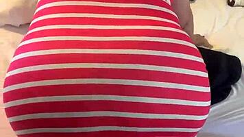 petite girl teases with visible panty lines