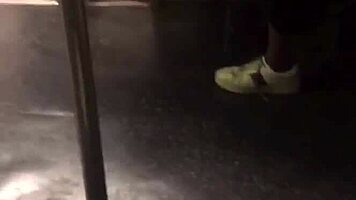 wanna grope this big ass girl's curves on the train?