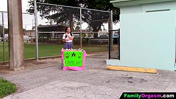 guy buys cupcakes from cute school teen then fucks her senseless after