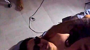 Multiorgasmic girlfriend pounded hard losing bet filmed